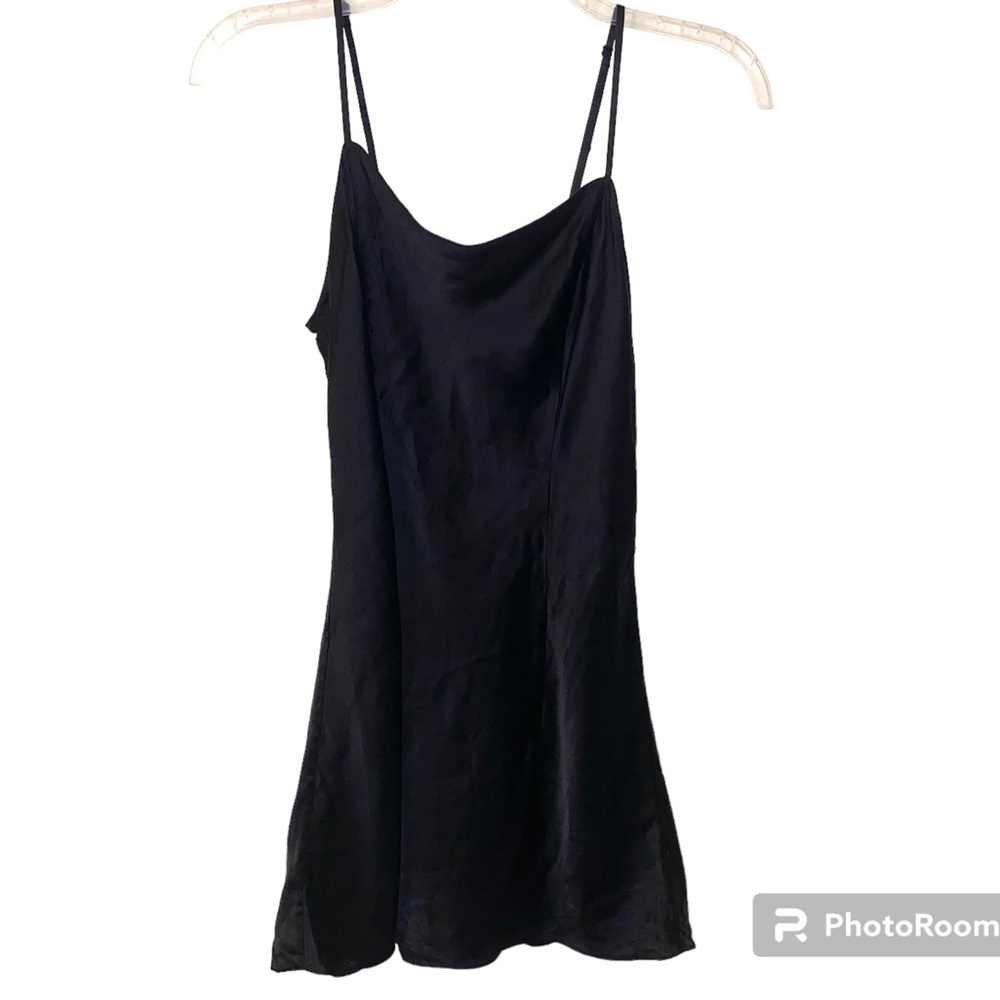 Victoria’s Secret 1999 vintage 100% silk black slip nightgown size small